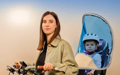 HOW TO PROTECT YOUR CHILD FROM THE SUN WHILE CYCLING?